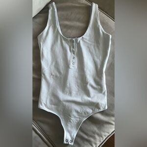 Abercrombie baby blue bodysuit